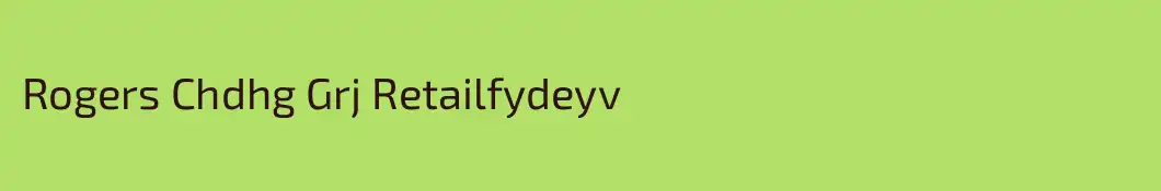 Rogers Chdhg Grj Retailfydeyv